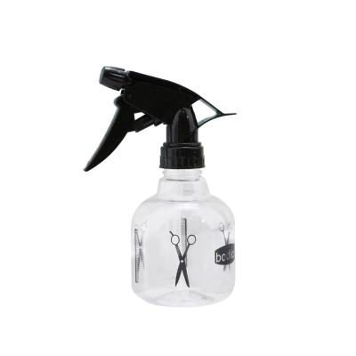 China Professional Plastic Transparent Fine Spray Bottle Spiral Mouth Sprayer 250Ml Hair Salon Spray Bottle, Spray Bottles For Hair for sale