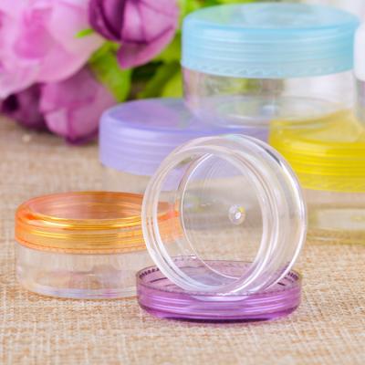 China Empty Plastic Face Cream Jars With Screw Cap Lids , Wide Mouth Cosmetic 8 Ounce Plastic Jars With Lids for sale