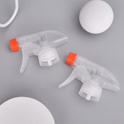 China Hot Selling Non Spill Custom Clear Plastic Garden Bottle Trigger Sprayer 28/410 28/400 for sale