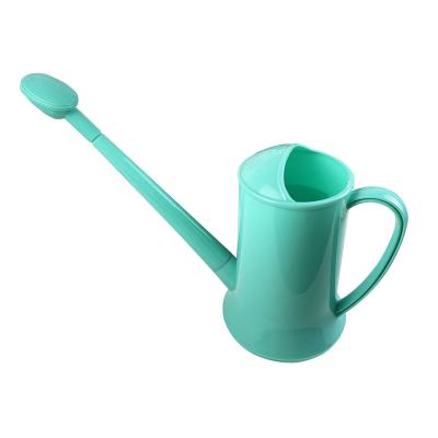 China Farmland Thickened New Plastic Material Wholesale Long Nozzle 2L Flower Large Garden Watering Can for sale