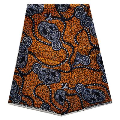 China 2022 Best Dots African 100% Polyester Real Wax Print Anti-Static Selling Fabric for sale