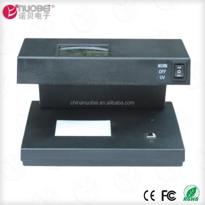 China USD/EUR/INR Counterfeit Money Detector with UV +WM+MG Fake Banknote Detection for sale