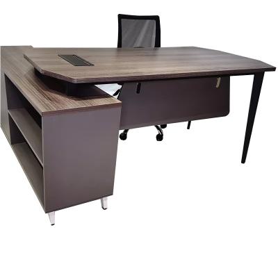 China Wooden Extendable Table L Shape CEO Office China Manufacturer Desk Executive Desk for sale