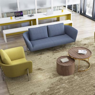 China New Design Fabric Sofa Furniture High Quality Convertible Executive Office Sofa For Office Reception Sofa for sale