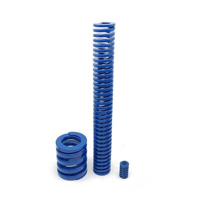 China Blue Medium Duty Coil ISO 10243 Rectangular Coil Mold Spring for sale