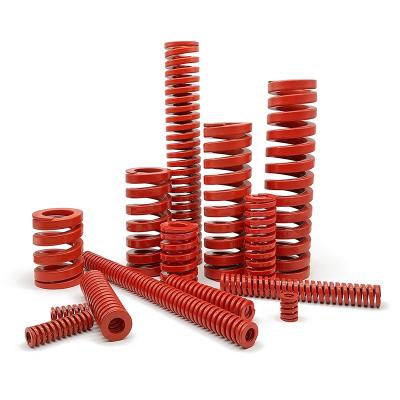 China Mold Rectangular Coil ISO 10243 Red Heavy Duty Spring for sale