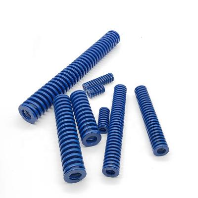 China Coil Wholesale ISO Standard Color Coated Flat Wire Compression Die Springs for sale