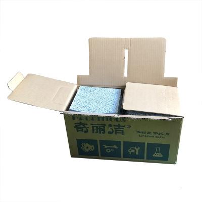 China Sustainable Industrial Oil Absorbent Embossing Workshop Wiping Paper Wipes for sale