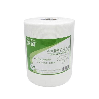 China Sustainable Universal Embossed Industrial Wiping Paper Roll for sale