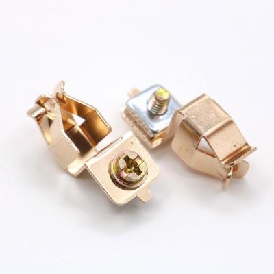 China Residential / General Purpose Large Stock Electrical Metal Socket Brass Stamping Parts for sale