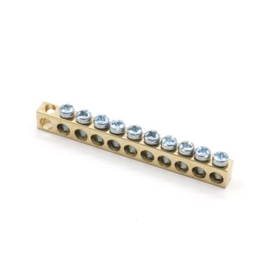 China Best Selling H57 Brass Suppliers Products Brass Neutral Link Terminal Connector China for sale