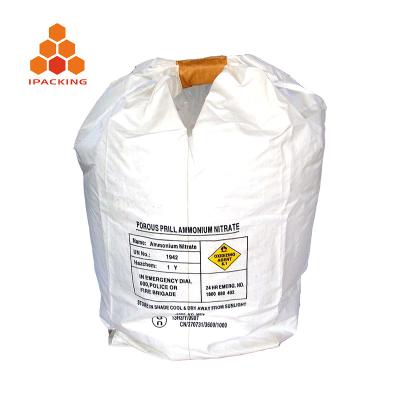 China Safe Wholesale Polypropylene 1 Ton 1000Kg 1500Kg Fibc Big Jumbo Bag For Chemical Industry Packing 1 Ton Bulk Bag For Coffee Bean for sale