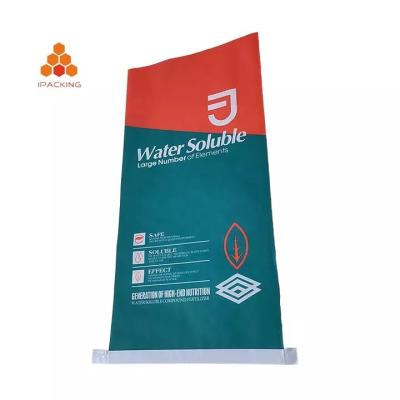 China Customized moisture proof bopp laminated organic pp fertilizer bag 50kg 20kg urea nitrogen fertilizer bags with pe liner for sale