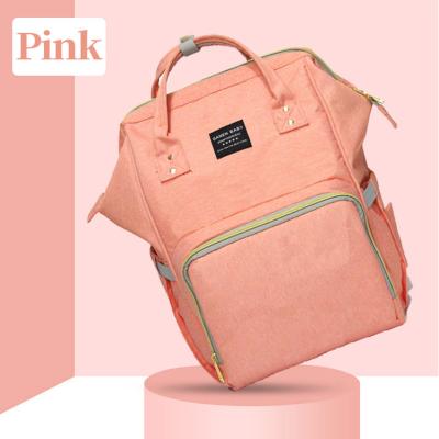 China Multi-function backpack with net waterproof baby diaper USB cover diaper bag mummi babi changing bag for sale