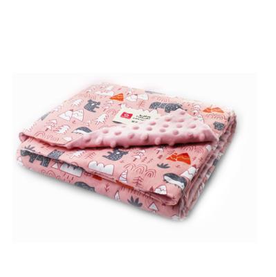 China Folded Baby Blanket Wrapping Newborn Baby Diapers Thermal Soft Blanket for sale