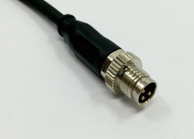 Cina IP67 impermeabilizzano il Pin M8 dei connettori elettrici 4 per strumentazione industriale in vendita