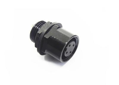 China M8 4 Pin Panel Mount Connector , IP67 Rear Fastened Screw Female Plug Socket for sale