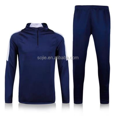 China Sets Wholesale Blank Soccer Jerseys Training Cheap Mens Winter Tracksuit Suit for sale