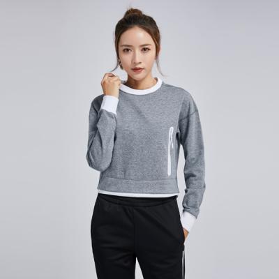 China Breathable Custom Design Stylish Women's Crewneck Sweatshirt Hoodie for sale