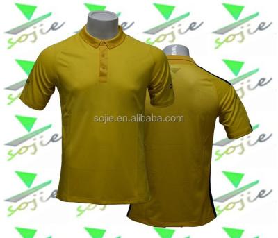 China Shirts & Complete Thailand clothing manufacturer, import china products, yellow soccer jersey 15/16 season for sale