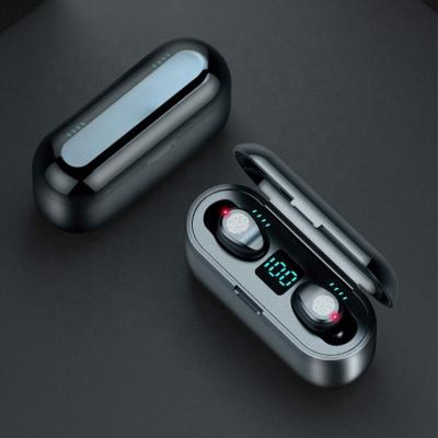 China TWS (True Wireless Stereo) LED Display boat f9 wireless earbuds genuine straining black powerbank earbuds with sensor for sale