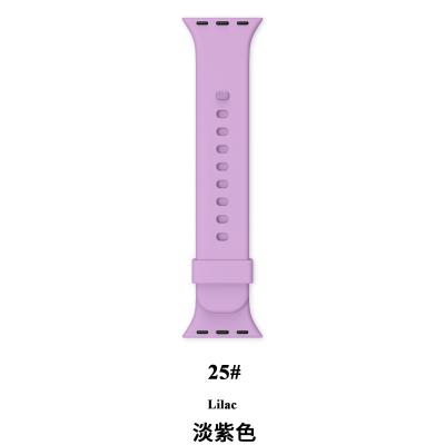 China Water Resistant RiverRock OEM Factory Custom Silicone Band For Apple Watch Silicone Rubber Smart Watch Strap 45mm 44mm 42mm 41mm 40mm 38mm for sale