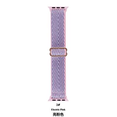 China RiverRock Water Resistant 2 Pieces Nylon Watch Strap For Apple Watch Bands 38mm 42mm 40mm Replacement Nylon Strap 44mm for sale