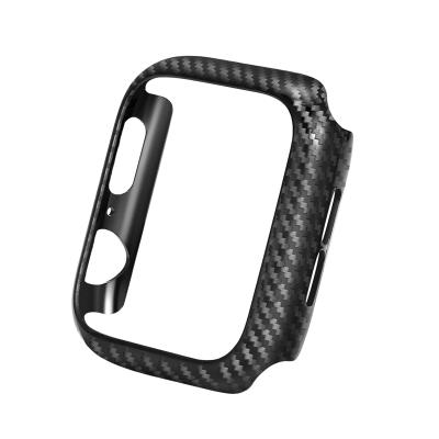 China Water Resistant RiverRock OEM Factory Black Cover For Apple Watch Case Cover Leather Strap Watch Case 44mm 42mm 40mm 38mm for sale