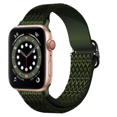 China Water Resistant RiverRock Watch Strap Band Nylon Fabric For Apple Watch Belt 40mm 45mm Fashion Design Cool Lady Women for sale