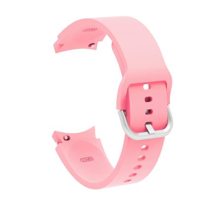 China Hot Water Resistant Smart Watchband 2021 New Next 44mm Watch Band Silicone Sport Rubber Strap For Samsung Galaxy Watch 4 for sale