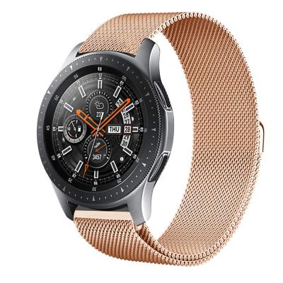 China Water Resistant RiverRock Milanese Watch Band 18mm 20mm 22mm Smart Buckle Band Strap Bracelet Mesh For Huawei Watch and Samsung Milan Watch for sale