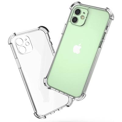 China Transparent Clear Shockproof Protective Anti-fall Scratch Mobile Phone Phone Case Cover For iPhone 13 12 11 Pro Max XS XR for sale