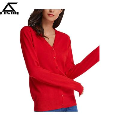 China QUICK DRY Women's Long Sleeve Button Down Classic Sweater Knit Cardigans Wholesale Cardigans for sale