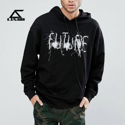 China China Clothing OEM Winter Manufacturers Service Men's Anti-pilling Long Sleeves 100% Cotton Single Hoodie for sale