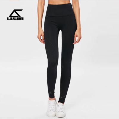 China Wholesale Antibacterial Active Clothing Women Fitness Wear Sports Sexy Black Yoga Pants for sale