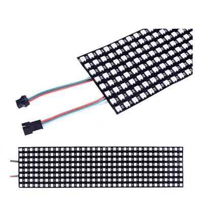 China Pixel WS2812B Digital LED TV DC5V 8x32 256 LED Panel Light Individually Full Color Flexible Accessible Dream Module for sale