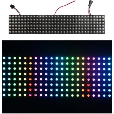 China Individually DC5V accessible indoor WS2812B flexible RGB 16x16 8x32 256 led pixel light panel screen for sale