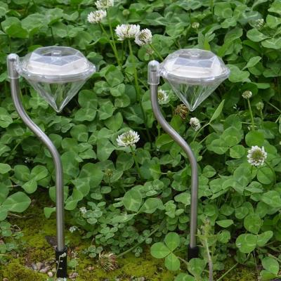 China Outdoor Plastic Landscape Decoration Garden Led Stick Garden Light Stainless Steel Solar Light for sale