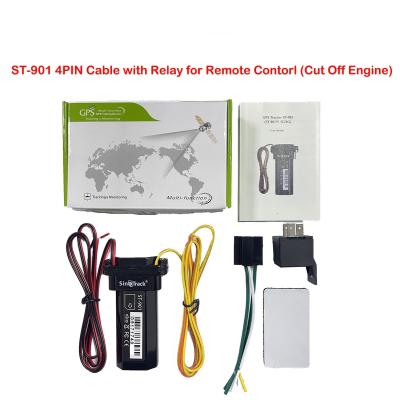 China High Quality Automotive/Motorcycle Tracking ST-901 4 Wire Version Device Real Time Positioning Motor GPS Remote Cut Out Tracker For Motorcycle Car for sale