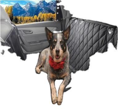 China Dogs Car Dog Backseat Waterproof Mat Quilted Seat Mat Thick Dirt Resistant Back for sale