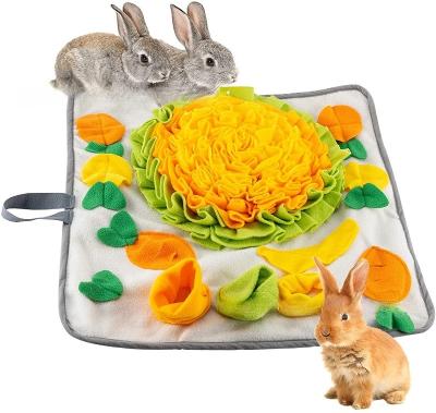 China Rabbit Forager Protective Pet Toy Smell Training Game Stored Covering Pad for sale