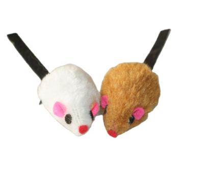 China Sustainable Pet Cat Toy Fur Mouse Short Hair Real Fur Mouse for sale