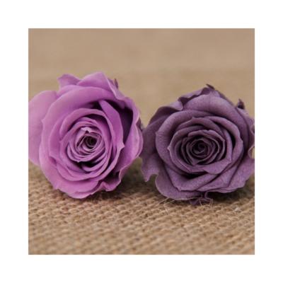 China Events Decoration Yunnan Preserved Rose Flowers Stabilized Rose Head For Valentines Birthday Wedding for sale