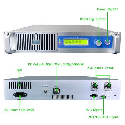 China [Hot Sale] NEW Lightweight 1.5KW FM Broadcast Transmitter for 1.5KW FM Radio Stations Transmitter for sale