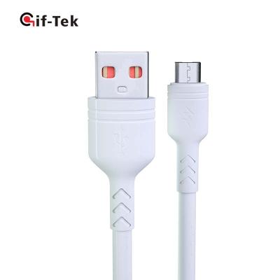 China MP3/MP4 Player Factory Original 2A Micro USB Cable For Samsung Phone Charger Data Sync v8 USB Cable Black/White High Quality for sale