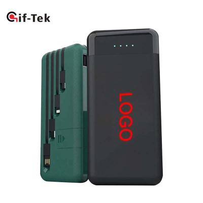 China Custom Slim Battery Charging Support 10000mah Power Banks Radio 10000 Mah Led Logo Portable Charger Powerbanks Fast Charging With Suction Cup for sale