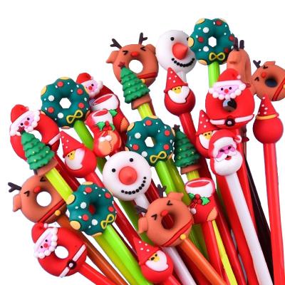 China Normal Wholesale Christmas Decor 2021 Pen Decoration Supplies On The Desk For Kids School Supplies for sale