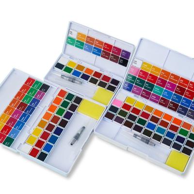 China DIY Paint Kids Art Supplies 12/24/36 Colors Kid Drawing Art Set Set For Kids For School Sketch Pens Watercolor Painting Set for sale