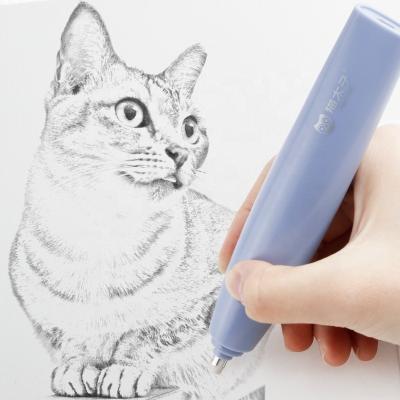 China Desktop Art Pencils Painting Sketching With 20 Eraser Refills Battery Operated Electric Erasers for Artists for sale