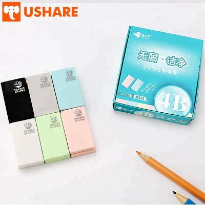 China High Hardness / Fancy Shape 2B 4B Unbreakable Custom Kids Eraser (Pencil) Eraser for sale